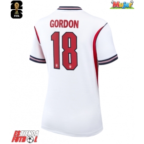 Inglaterra Anthony Gordon #18 Primera Equipación Mujer Mundial 2026 Manga Corta